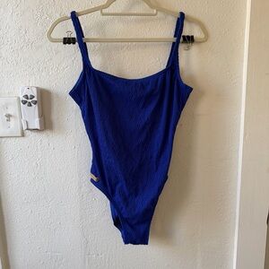 Vintage royal blue Speedo one piece bathing suit
